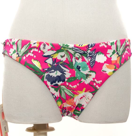 Maaji Reversible Floral Animal Print Bikini Bottom Size Large - Picture 1 of 12